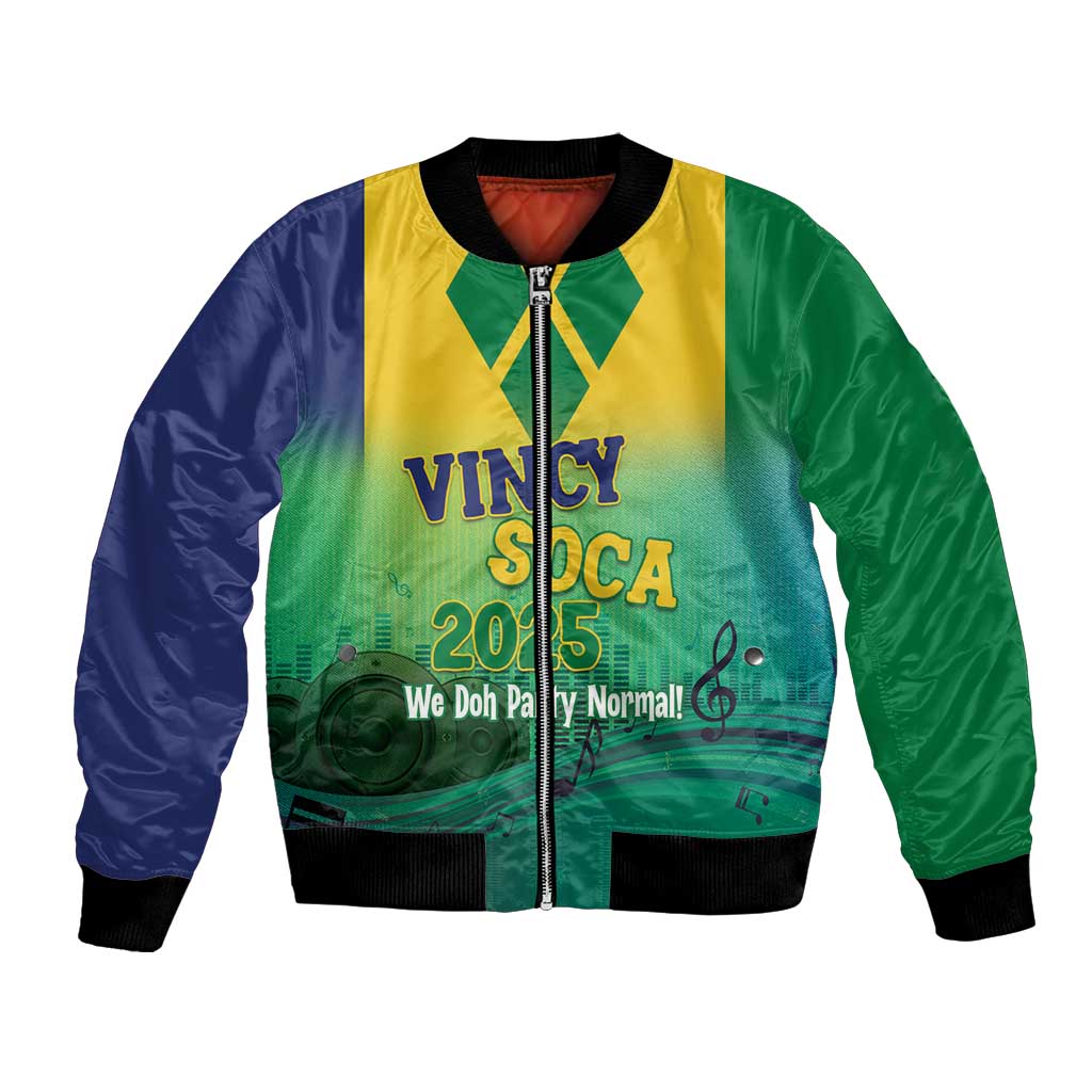 Vincy Mas 2025 Bomber Jacket Vincy Soca We Doh Party Normal - Wonder Print Shop