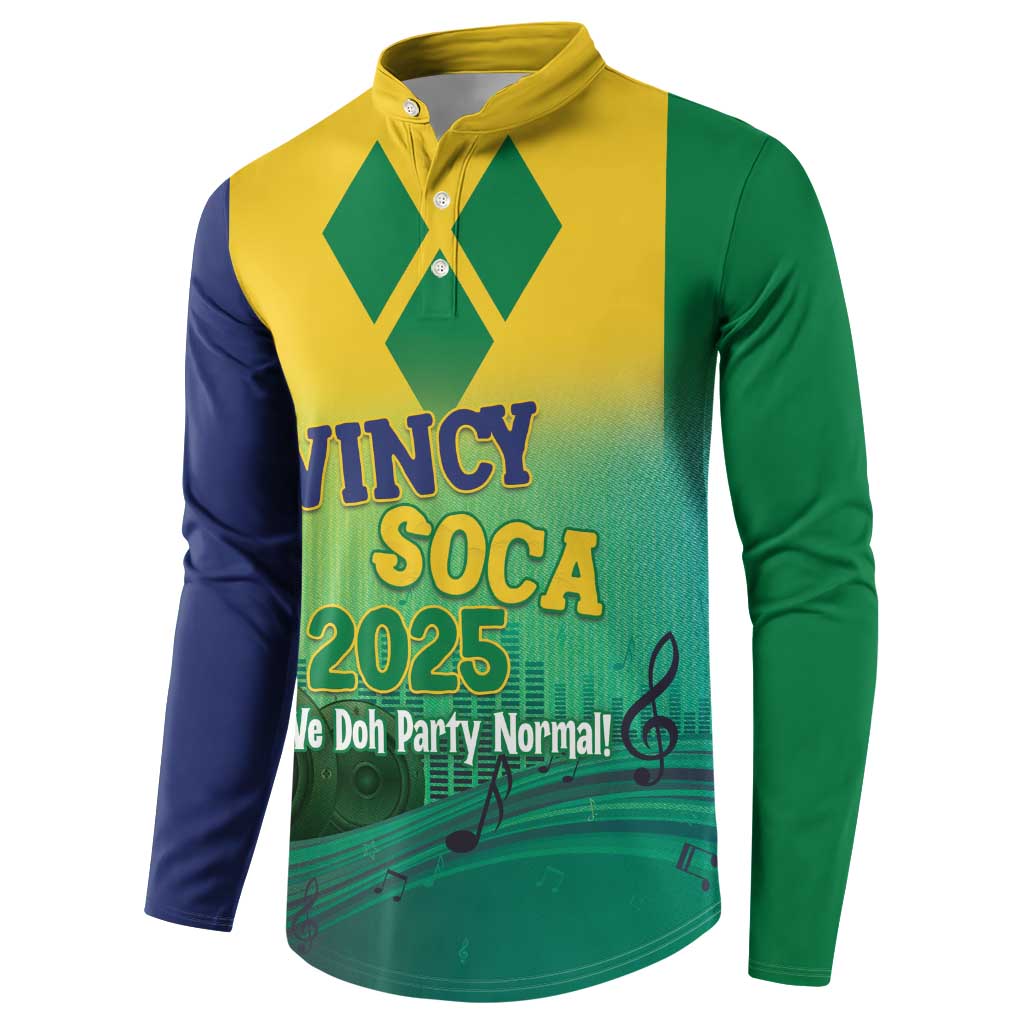 Vincy Mas 2025 Button Sweatshirt Vincy Soca We Doh Party Normal - Wonder Print Shop