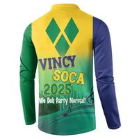 Vincy Mas 2025 Button Sweatshirt Vincy Soca We Doh Party Normal - Wonder Print Shop