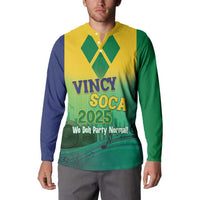 Vincy Mas 2025 Button Sweatshirt Vincy Soca We Doh Party Normal - Wonder Print Shop