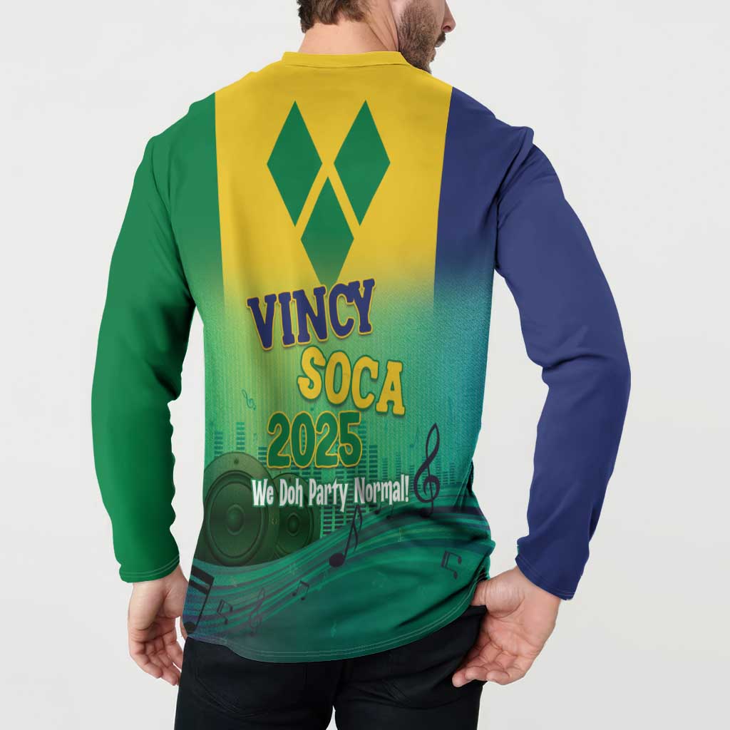 Vincy Mas 2025 Button Sweatshirt Vincy Soca We Doh Party Normal - Wonder Print Shop