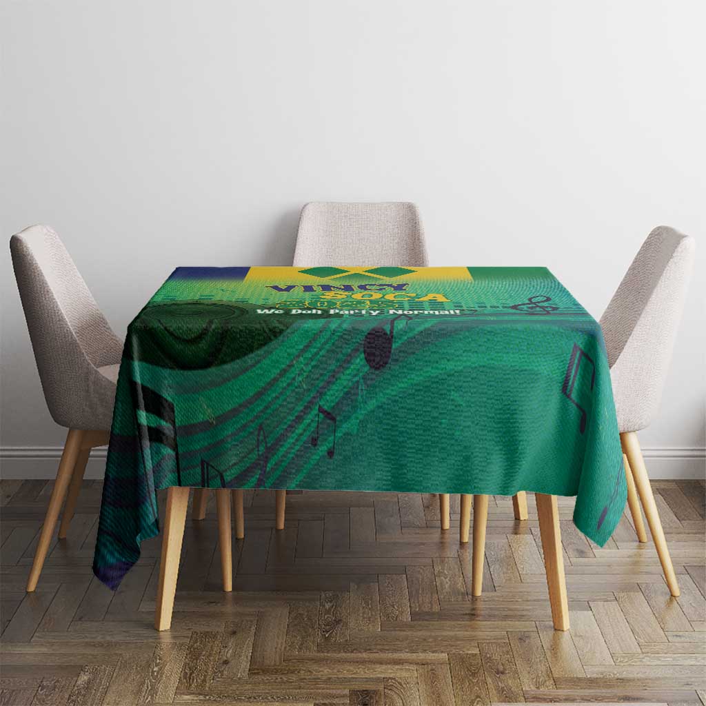 Vincy Mas 2025 Tablecloth Vincy Soca We Doh Party Normal - Wonder Print Shop