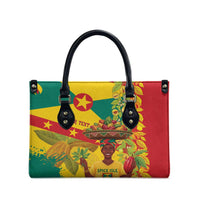 Personalized Grenada Spicemas 2025 Leather Bag Spice Isle Nutmeg Cocoa Pod - Wonder Print Shop