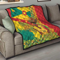 Personalized Grenada Spicemas 2025 Quilt Spice Isle Nutmeg Cocoa Pod - Wonder Print Shop