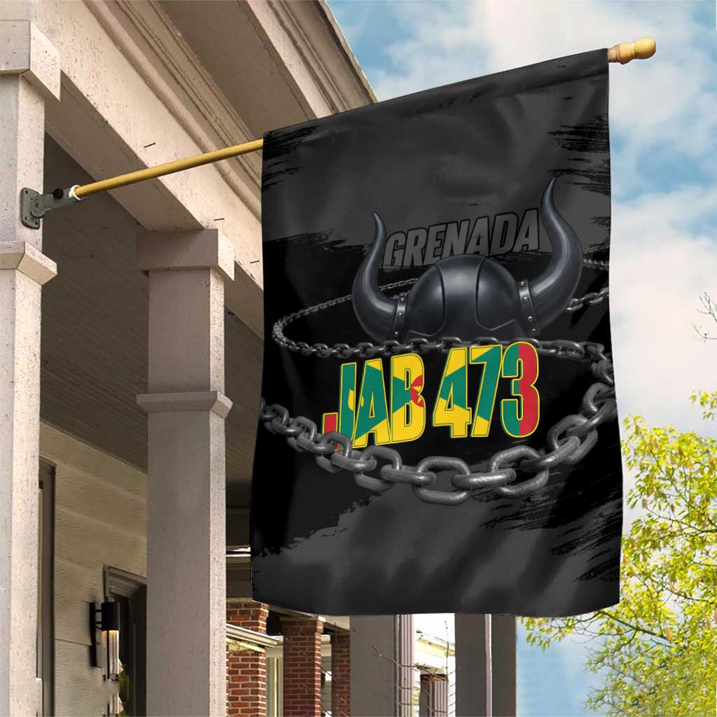 Grenada Jab Jab 473 Garden Flag Spicemas Festival Chain Grunge Style - Wonder Print Shop