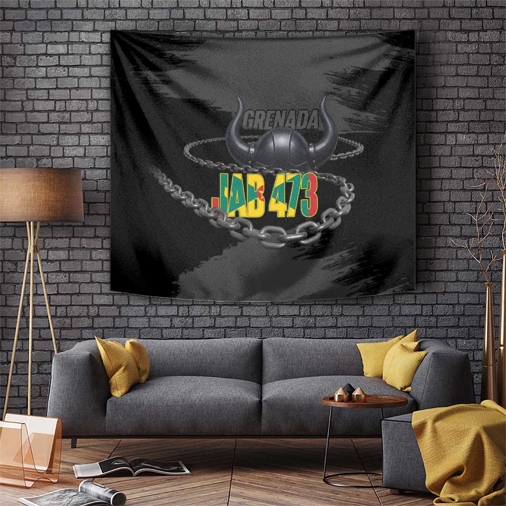 Grenada Jab Jab 473 Tapestry Spicemas Festival Chain Grunge Style - Wonder Print Shop