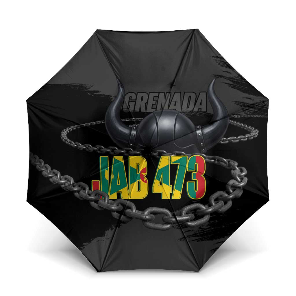 Grenada Jab Jab 473 Umbrella Spicemas Festival Chain Grunge Style - Wonder Print Shop