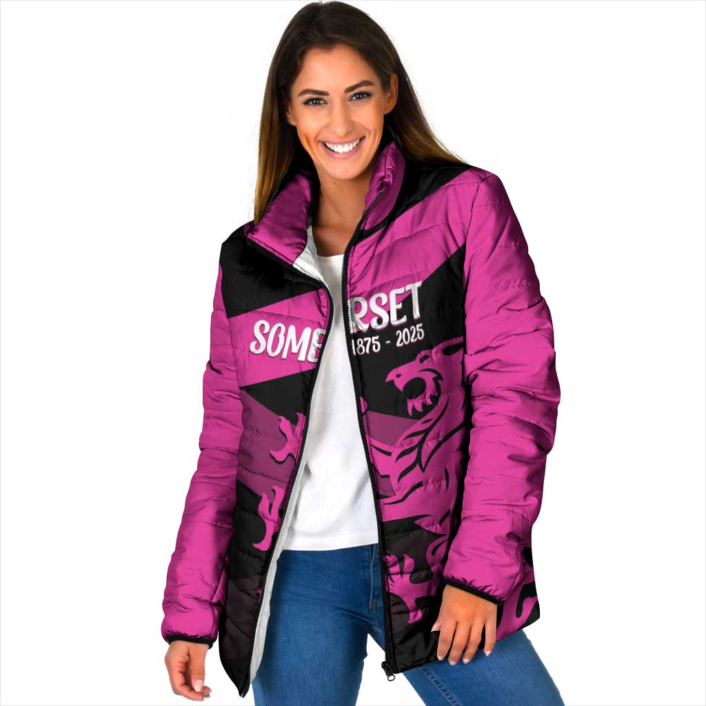 Custom Somerset Cricket Padded Jacket 150 Years of Anniversary - Wonder Print Shop