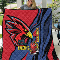 Antigua and Barbuda Cricket Custom Quilt Go Champions Falcons - Wonder Print Shop
