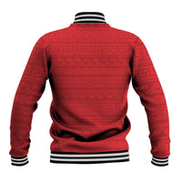 Vergina Sun Macedonia Baseball Jacket Greek Pattern Red - Wonder Print Shop