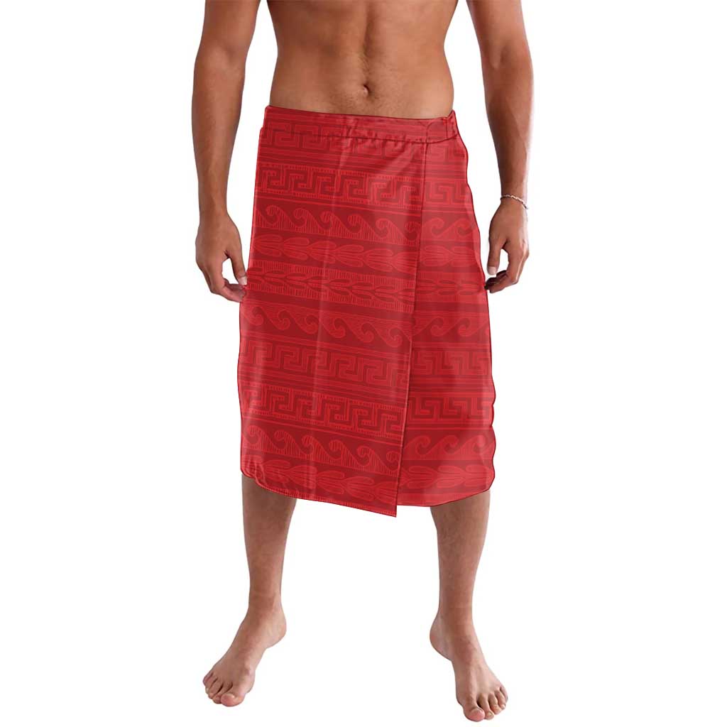 Vergina Sun Macedonia Lavalava Greek Pattern Red - Wonder Print Shop
