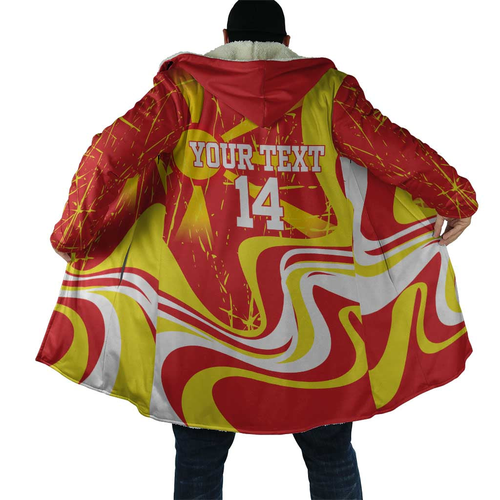 Macedonia Football Custom Cloak Go Risovi Grunge Style - Wonder Print Shop