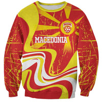 Macedonia Football Custom Sweatshirt Go Risovi Grunge Style - Wonder Print Shop