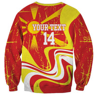 Macedonia Football Custom Sweatshirt Go Risovi Grunge Style - Wonder Print Shop