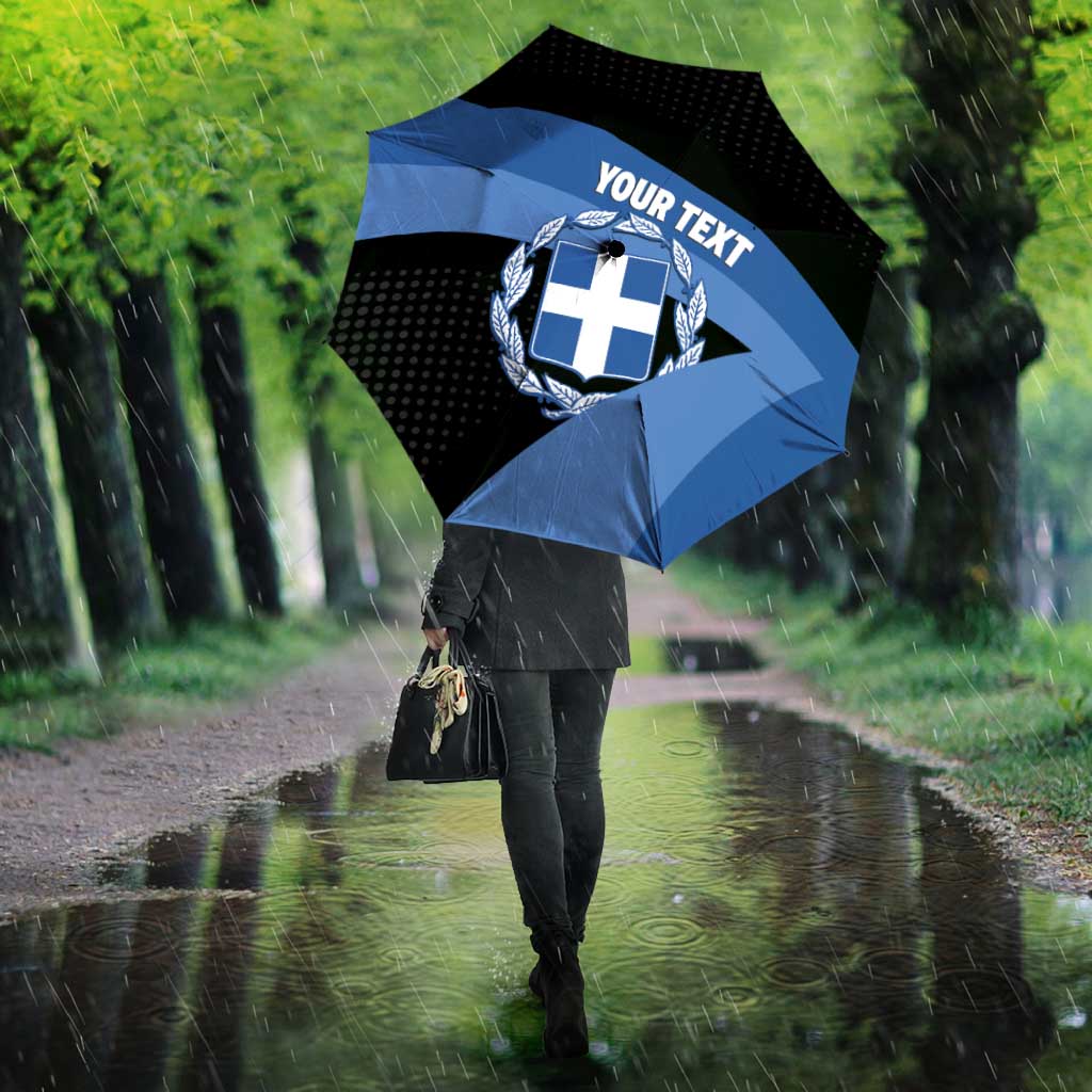 Personalised Greece Hellas Umbrella Coat Of Arms - Wonder Print Shop