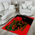 Albania Flag Day Area Rug Albanian Coat Of Arms With Red Poppy - Wonder Print Shop