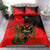 Albania Flag Day Bedding Set Albanian Coat Of Arms With Red Poppy - Wonder Print Shop