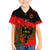 Albania Flag Day Family Matching Long Sleeve Bodycon Dress and Hawaiian Shirt Albanian Coat Of Arms With Red Poppy - Wonder Print Shop