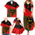 Albania Flag Day Family Matching Summer Maxi Dress and Hawaiian Shirt Albanian Coat Of Arms With Red Poppy - Wonder Print Shop