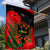 Albania Flag Day Garden Flag Albanian Coat Of Arms With Red Poppy - Wonder Print Shop