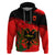 Albania Flag Day Hoodie Albanian Coat Of Arms With Red Poppy - Wonder Print Shop