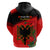 Albania Flag Day Hoodie Albanian Coat Of Arms With Red Poppy - Wonder Print Shop