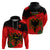 Albania Flag Day Hoodie Albanian Coat Of Arms With Red Poppy - Wonder Print Shop