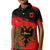 Albania Flag Day Kid Polo Shirt Albanian Coat Of Arms With Red Poppy - Wonder Print Shop