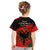 Albania Flag Day Kid T Shirt Albanian Coat Of Arms With Red Poppy - Wonder Print Shop