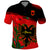 Albania Flag Day Polo Shirt Albanian Coat Of Arms With Red Poppy - Wonder Print Shop