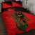 Albania Flag Day Quilt Bed Set Albanian Coat Of Arms With Red Poppy - Wonder Print Shop