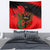 albania-flag-day-tapestry-albanian-coat-of-arms-with-red-poppy