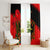 Albania Flag Day Window Curtain Albanian Coat Of Arms With Red Poppy - Wonder Print Shop