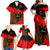 Personalised Albania Flag Day Family Matching Off Shoulder Maxi Dress and Hawaiian Shirt Albanian Coat Of Arms With Red Poppy - Wonder Print Shop