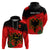 Personalised Albania Flag Day Hoodie Albanian Coat Of Arms With Red Poppy - Wonder Print Shop