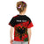 Personalised Albania Flag Day Kid T Shirt Albanian Coat Of Arms With Red Poppy - Wonder Print Shop