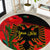 personalised-albania-flag-day-round-carpet-albanian-coat-of-arms-with-red-poppy