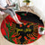 personalised-albania-flag-day-round-carpet-albanian-coat-of-arms-with-red-poppy