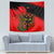 personalised-albania-flag-day-tapestry-albanian-coat-of-arms-with-red-poppy