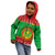 Personalised Mauritania Independence Day Kid Hoodie Mauritanian Map Mix African Pattern - Wonder Print Shop