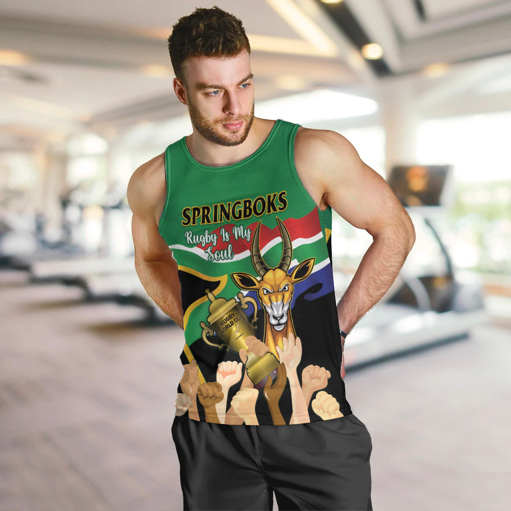 South Africa Special Holiday Men Tank Top Springboks Champions Celebration Rugby Is My Soul - Wonder Print Shop