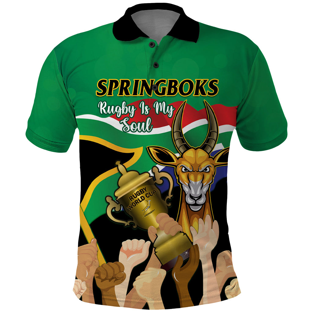 South Africa Special Holiday Polo Shirt Springboks Champions Celebration Rugby Is My Soul - Wonder Print Shop