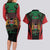 Proud Kenya 254 Couples Matching Long Sleeve Bodycon Dress and Hawaiian Shirt Kenyan Safari Animals - Wonder Print Shop