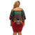 Proud Kenya 254 Family Matching Off Shoulder Short Dress and Hawaiian Shirt Kenyan Safari Animals - Wonder Print Shop