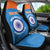 Custom India Cricket Car Seat Cover Go Women In Blue - Wonder Print Shop