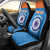 Custom India Cricket Car Seat Cover Go Women In Blue - Wonder Print Shop