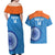 Custom India Cricket Couples Matching Off Shoulder Maxi Dress and Hawaiian Shirt Go Women In Blue - Wonder Print Shop