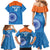 Custom India Cricket Family Matching Mermaid Dress and Hawaiian Shirt Go Women In Blue - Wonder Print Shop