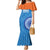 Custom India Cricket Family Matching Mermaid Dress and Hawaiian Shirt Go Women In Blue - Wonder Print Shop