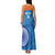 Custom India Cricket Family Matching Tank Maxi Dress and Hawaiian Shirt Go Women In Blue - Wonder Print Shop